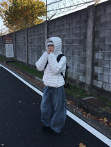 [Lining] Winter Washed Pintuck Balloon Pants (3c)