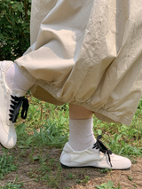 パンプキンバルーンポケットロングスカート
