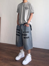 Front Mark バミューダデニムパンツ (2color) (No.972)