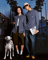 シティ オーバーサイズド プレイド シャツ (Navy)