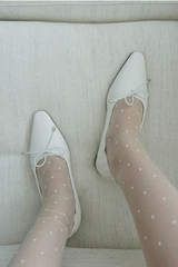 SOFT BALLET RIBBON FLAT SHOES (4COLORS!)