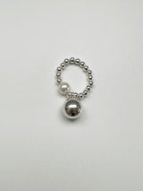 [925silver] Big ball ring