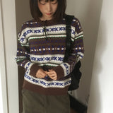 Bolton Nordic Loose Fit Round Knitwear