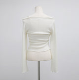 Marsh Off-Shoulder Layered T-Shirt