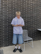 Zino Washed Denim Bermuda Pants 2C