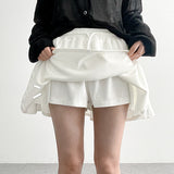 Frill Point Training Banding Skirt Pants (3 colors)