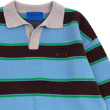 STRIPED COLLAR KNIT SWEATER (UNISEX)_SYF6SW01SB
