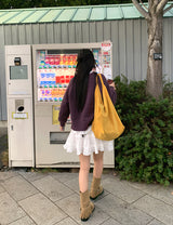 スエードバゲットバッグ (2C)