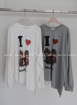 モンチアンバランスドアイラブTシャツ