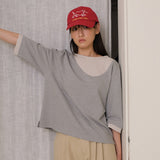 Gray Layered PK Tee