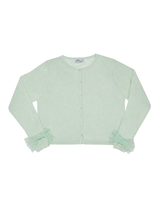 リボン スリーブ カーディガン(mint)