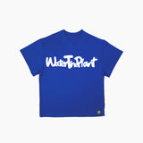 WTP スクリプトTシャツ| BLUE