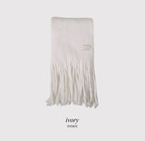 #Fluffy Hairy Wide Scarf Muffler (11color)