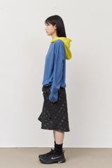(W)オシボタンドットスカート