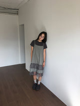 キャリッジサテンワンピース (3color)