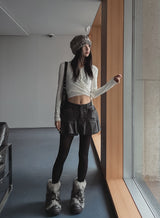 Poning Wrap Hooded Cardigan