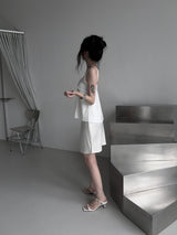 satin slip midi skirt (2color)