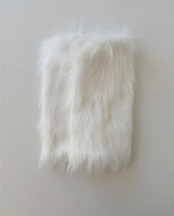 ファーレッグウォーマー(WHITE, BLACK 2COLORS!)
