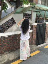 Patch Flower Skirt