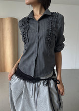 LACE LEATHER BELT