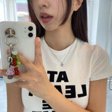 Mint heart neckalce