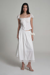  Angel lace skirt, Ivory