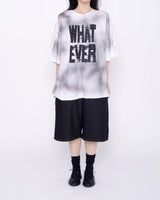 [Unisex] Whatever Dirty ウォッシュド半袖Tシャツ