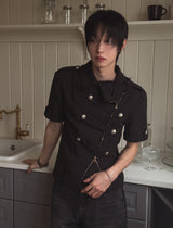26SS★ [PLAN MADE] Blake Cutoff Napoleon Jacket
