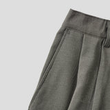 LMN アーバンピンタックハーフバンディングワイドスラックス (3 colors)