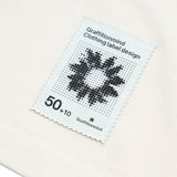 Graffitionmind グラフィティ長袖ピグメントTシャツ (Cream)