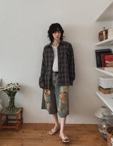 Grunning Vintage Damage Bermuda Pants