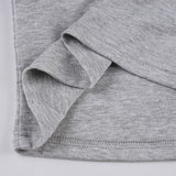 Number rag and coloration short-sleeved T-shirt