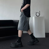 TR2490 Gray Bermuda Pants (S ~ L)