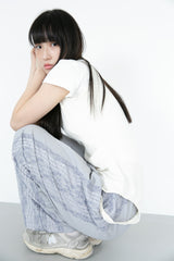 side lace tape jogger pants(3colors)