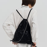 High Glossy Chain Gym Sack Bag
