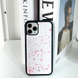 sprinkle paint epoxy case. red