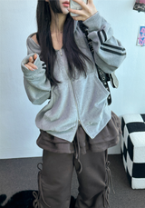 FLEECE PICKABLE❤RIBBON CANCAN BOOTSCUT WIDE 2 STYTLE PANTS🖤🩶🤎💛5COLOR
