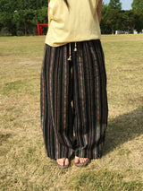 Inca Ethnic Striped Elastic Pants (2c)