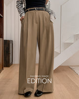 [MADE] Riel pintuck banding slacks