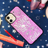Never sleep girl epoxy case