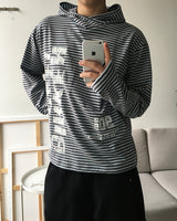Vine Stripe Hood Long Sleeve