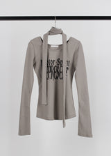 SPRIT SCARF TEE