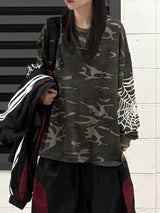 スパイダー カモ ロングスリーブ Tシャツ