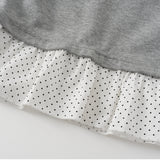 Chloe Dot Ribbon Knit Blouse