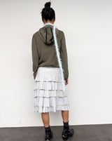 PEONY SKIRT IN W/MELANGE
