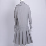 gray nylon dress