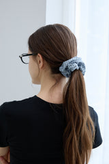 [3EA 1SET] MORI COTTAGE CHECK SCRUNCHIE