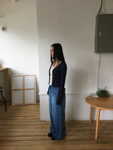 Cat Brush Backed Denim (1color)
