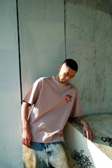 "LOVE FRY GUYS" バルーンプリント S/S Tシャツ