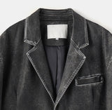 Use Vintage Leather Blazer